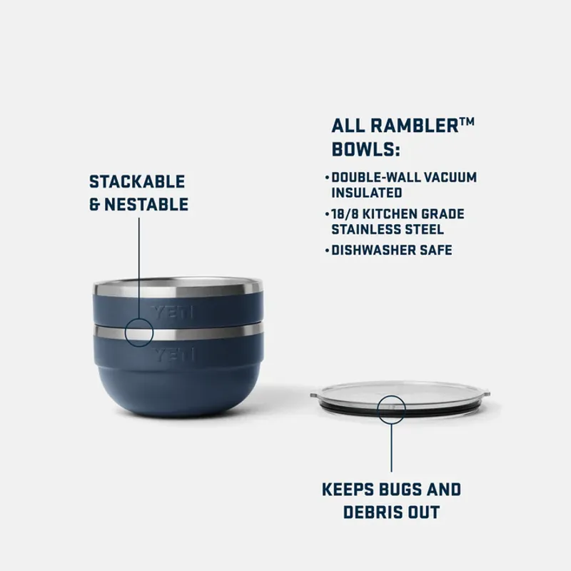 YETI Medium Rambler Bowl - White-6