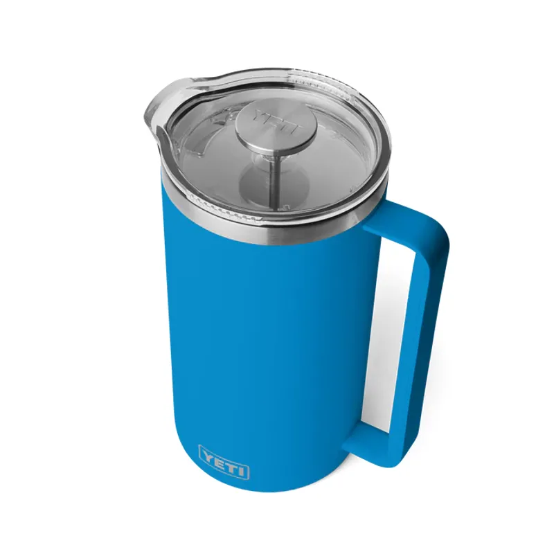 YETI French Press 64oz - Big Wave Blue-2