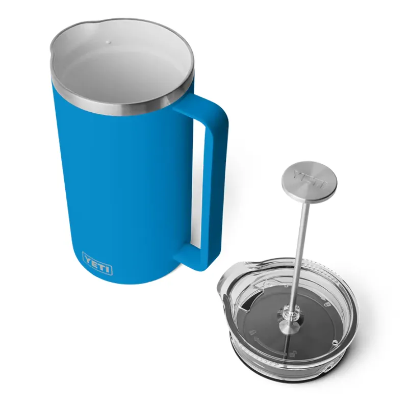 YETI French Press 64oz - Big Wave Blue-7