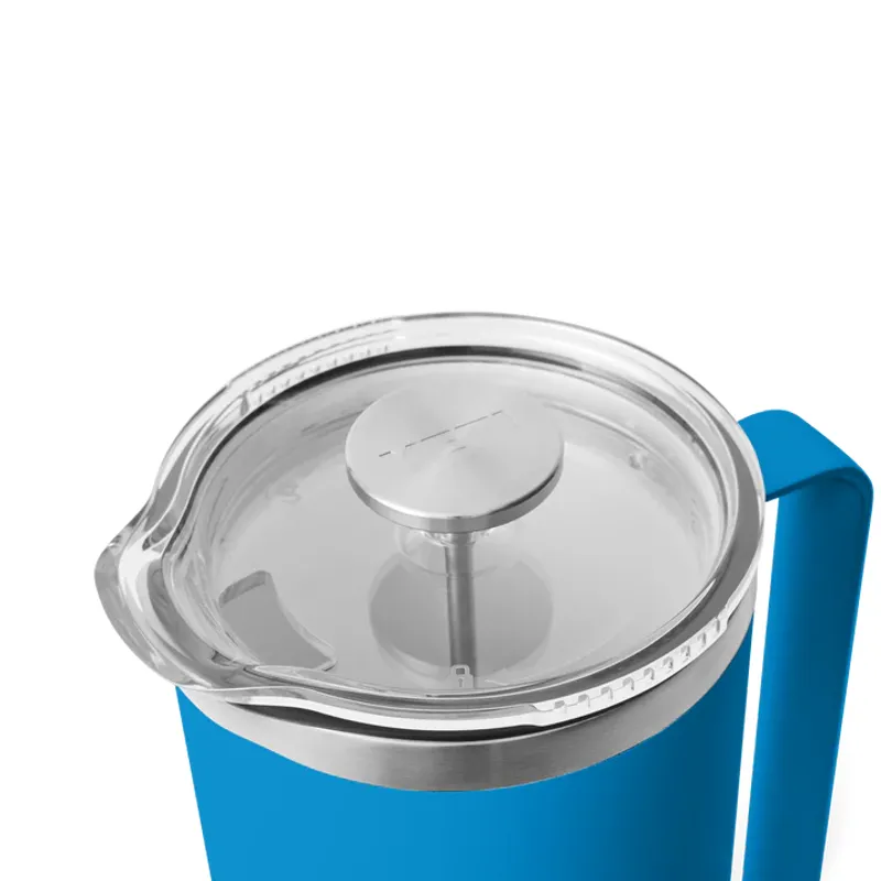 YETI French Press 64oz - Big Wave Blue-4