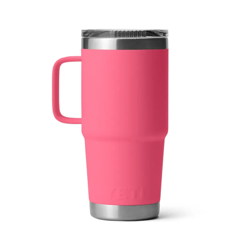 YETI Rambler 20 Oz Travel Mug 2.0 - Tropical Pink