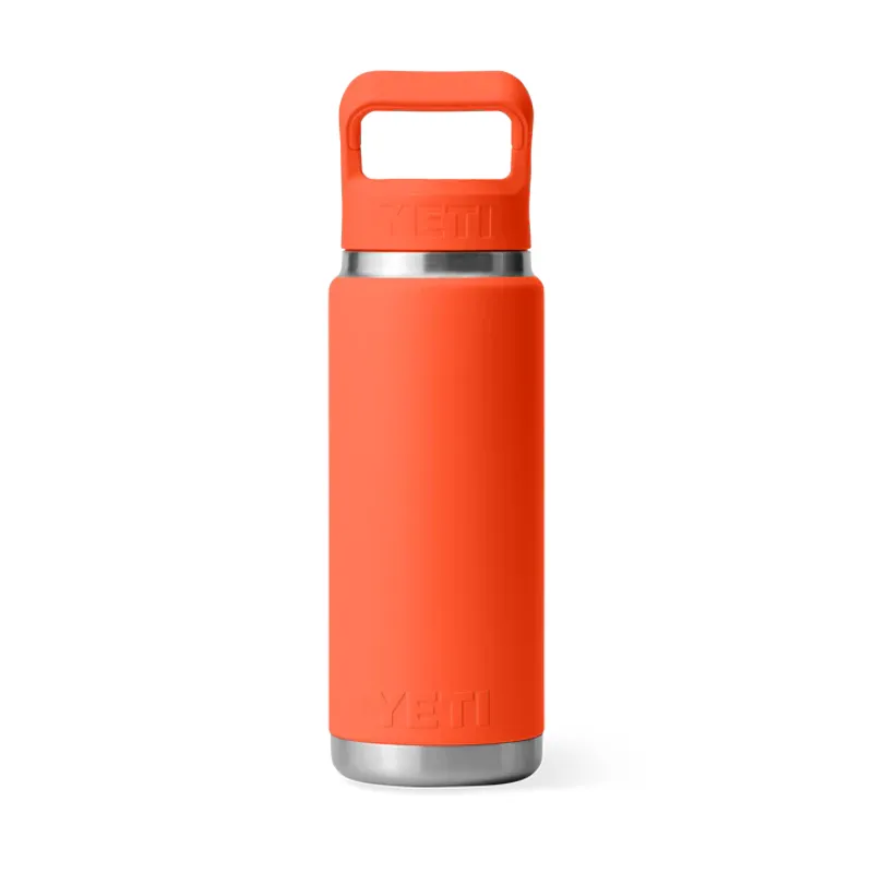 YETI Rambler 26 Oz Bottle With Straw Cap - Papaya-2