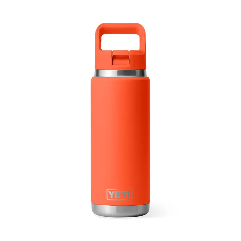 YETI Rambler 26 Oz Bottle With Straw Cap - Papaya