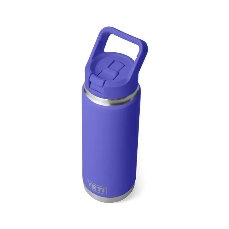 YETI Rambler 26oz Bottle With Straw Cap - Ultramarine Violet-1