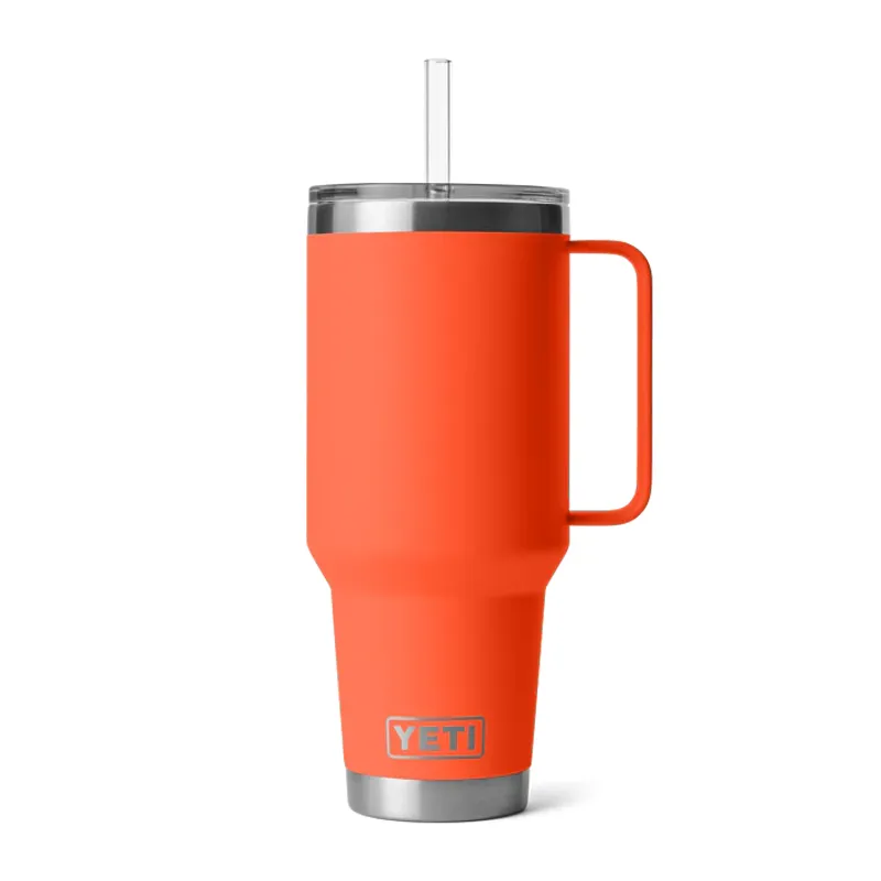 YETI Rambler 42oz Straw Lid Mug - Papaya