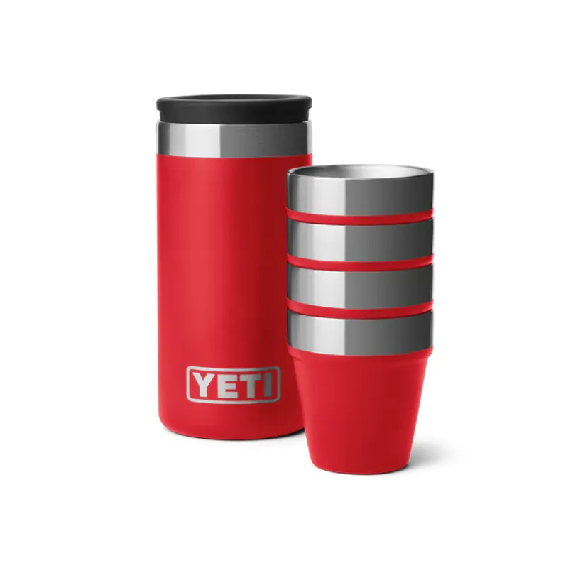 YETI Rambler Shot Glasses - Rescue Red