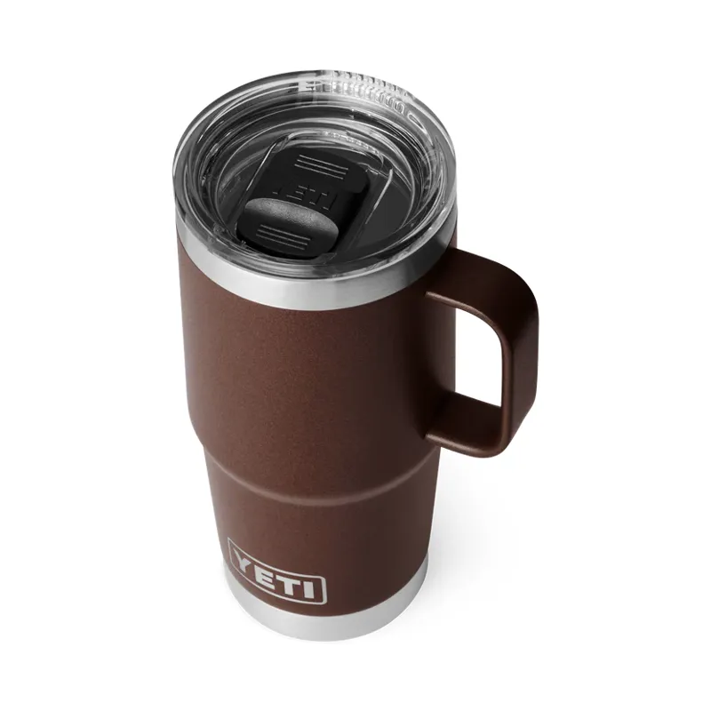 YETI Rambler 20oz Travel Mug 2.0 - Wetlands Brown-2