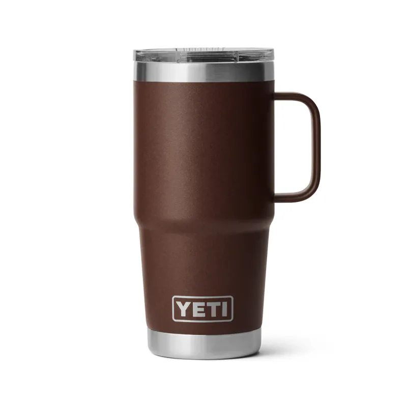 YETI Rambler 20oz Travel Mug 2.0 - Wetlands Brown