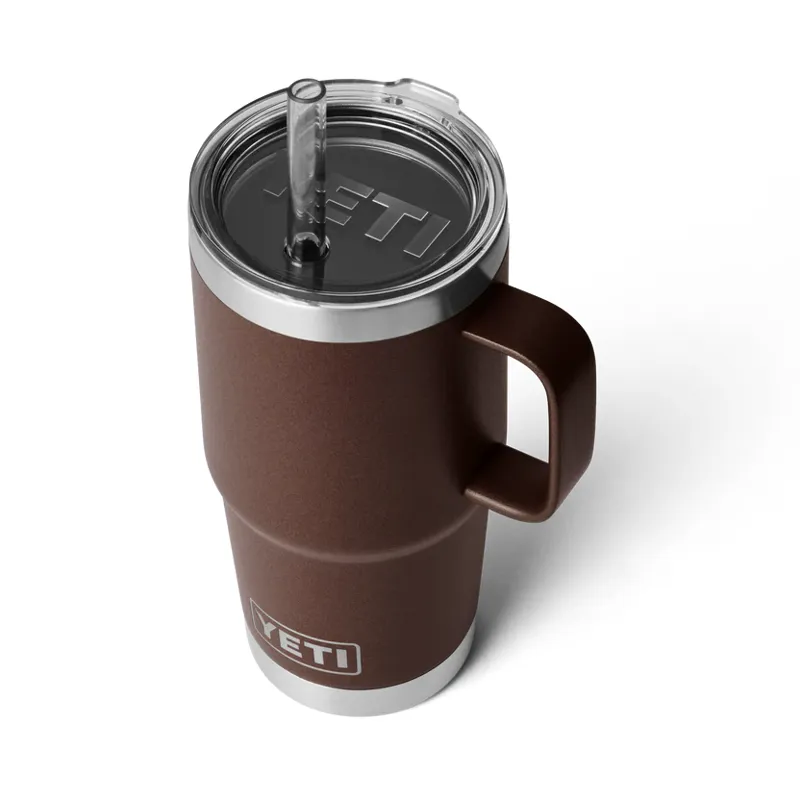 YETI Rambler 25oz Straw Lid 2.0 - Wetlands Brown