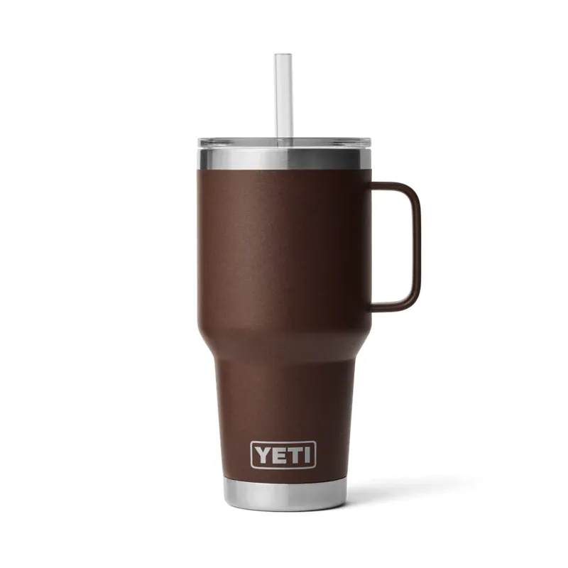 YETI Rambler 35oz Straw Lid 2.0 - Wetlands Brown-3