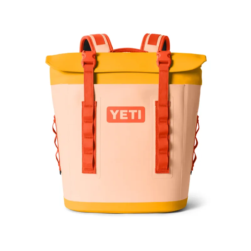 YETI Hopper Backpack M12 Cooler Peach/ Beekeeper
