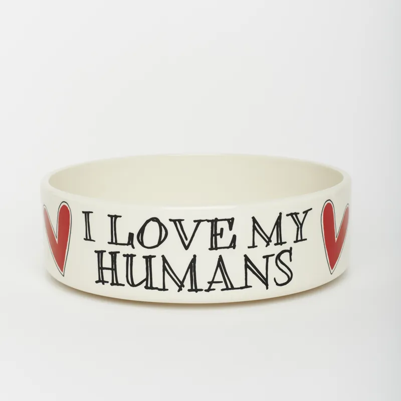Sweet William Large Pet Bowl - I Love My Humans-1