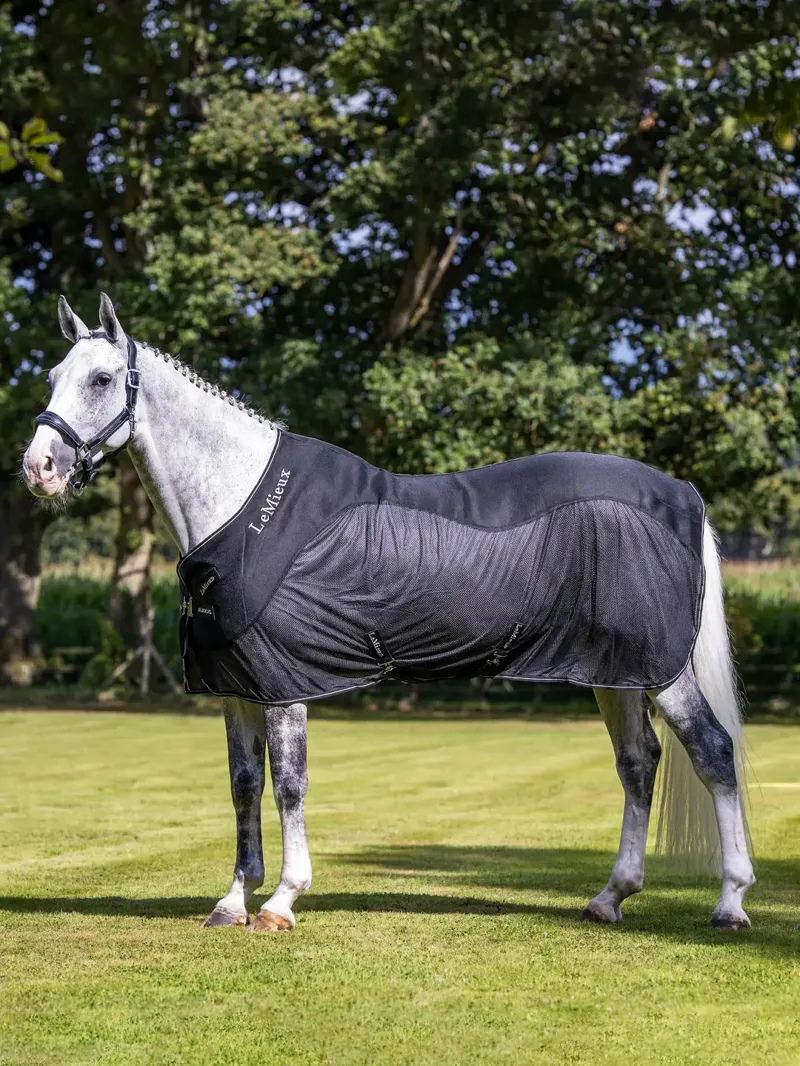LeMieux Kudos Mesh Sports Cooler Rug - Black