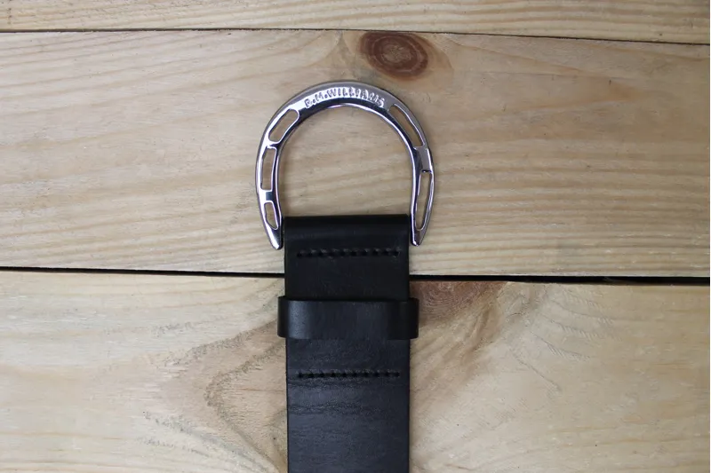 R.M.Williams Stirrup Waist Belt - Black-2
