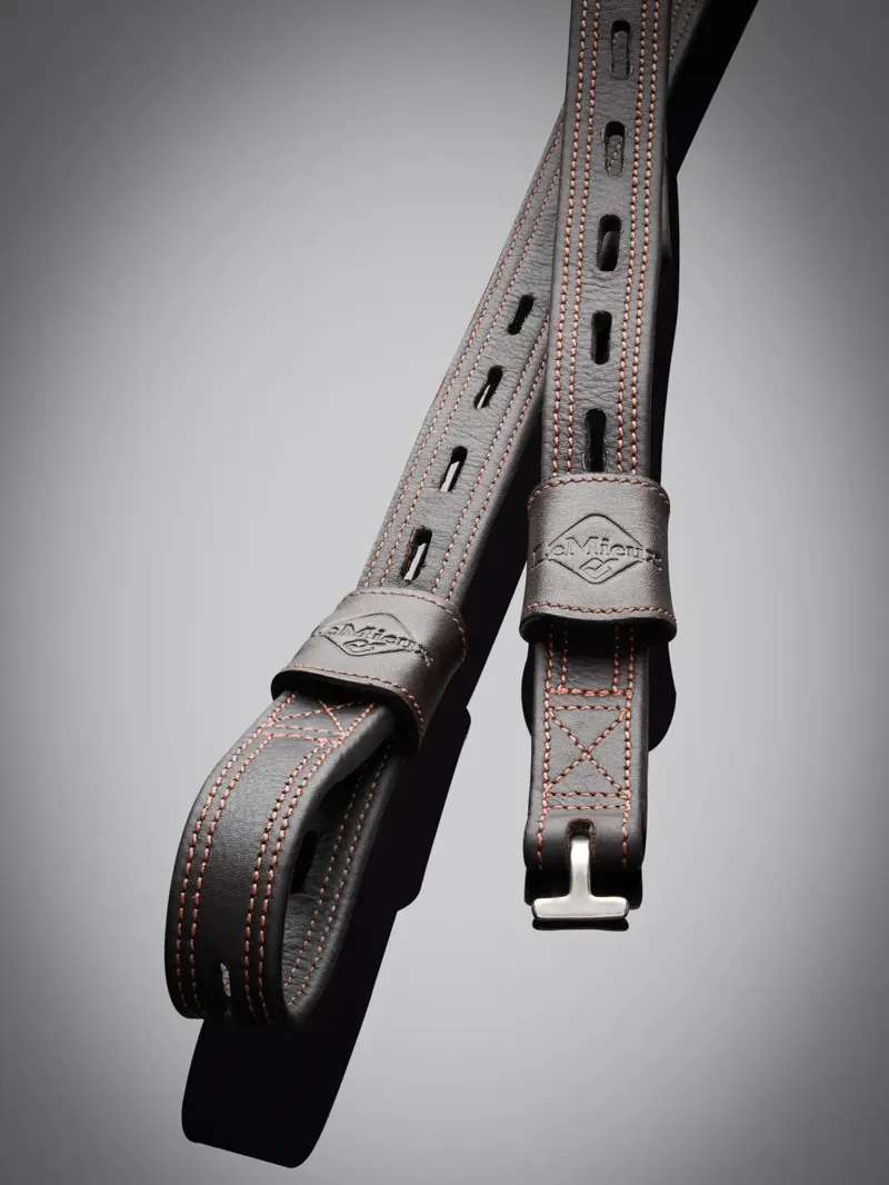 LeMieux Vector Close Contact Stirrup Leather - Brown