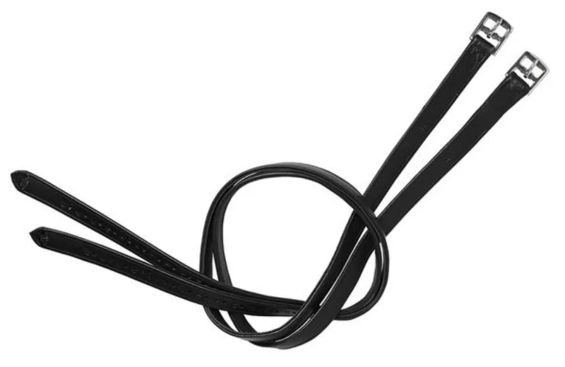 Mountain Horse Stirrup Leather with Nylon Insert - Havana/Silver-1