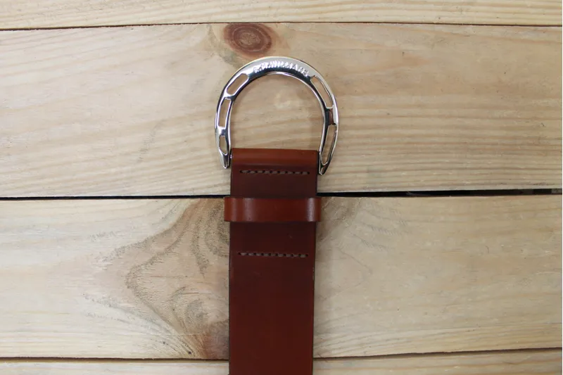 R.M.Williams Stirrup Waist Belt - Bordeaux-1