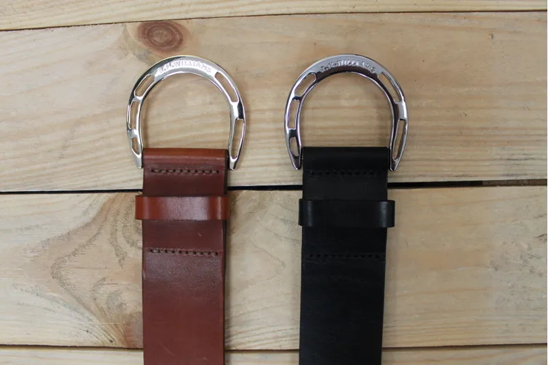 R.M.Williams Stirrup Waist Belt - Bordeaux-4