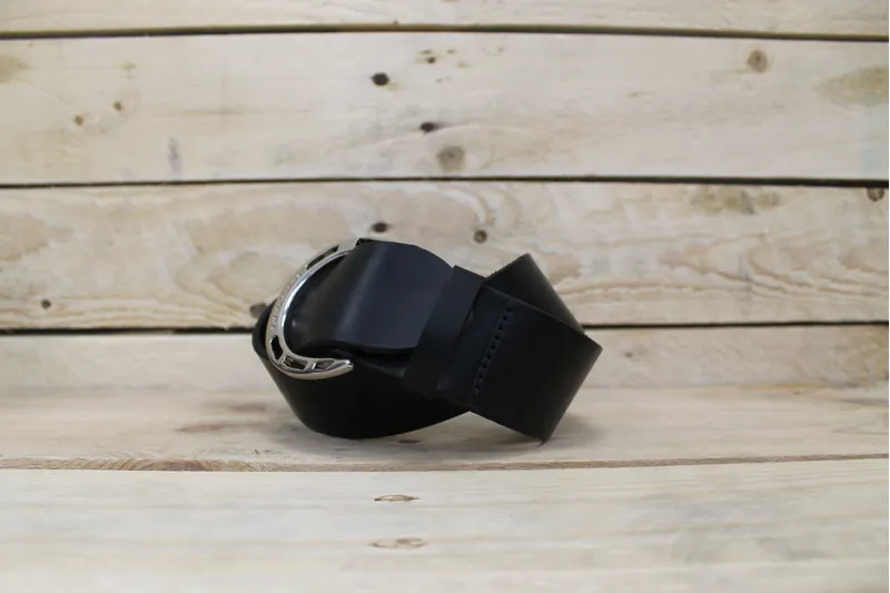 R.M.Williams Stirrup Waist Belt - Black-1