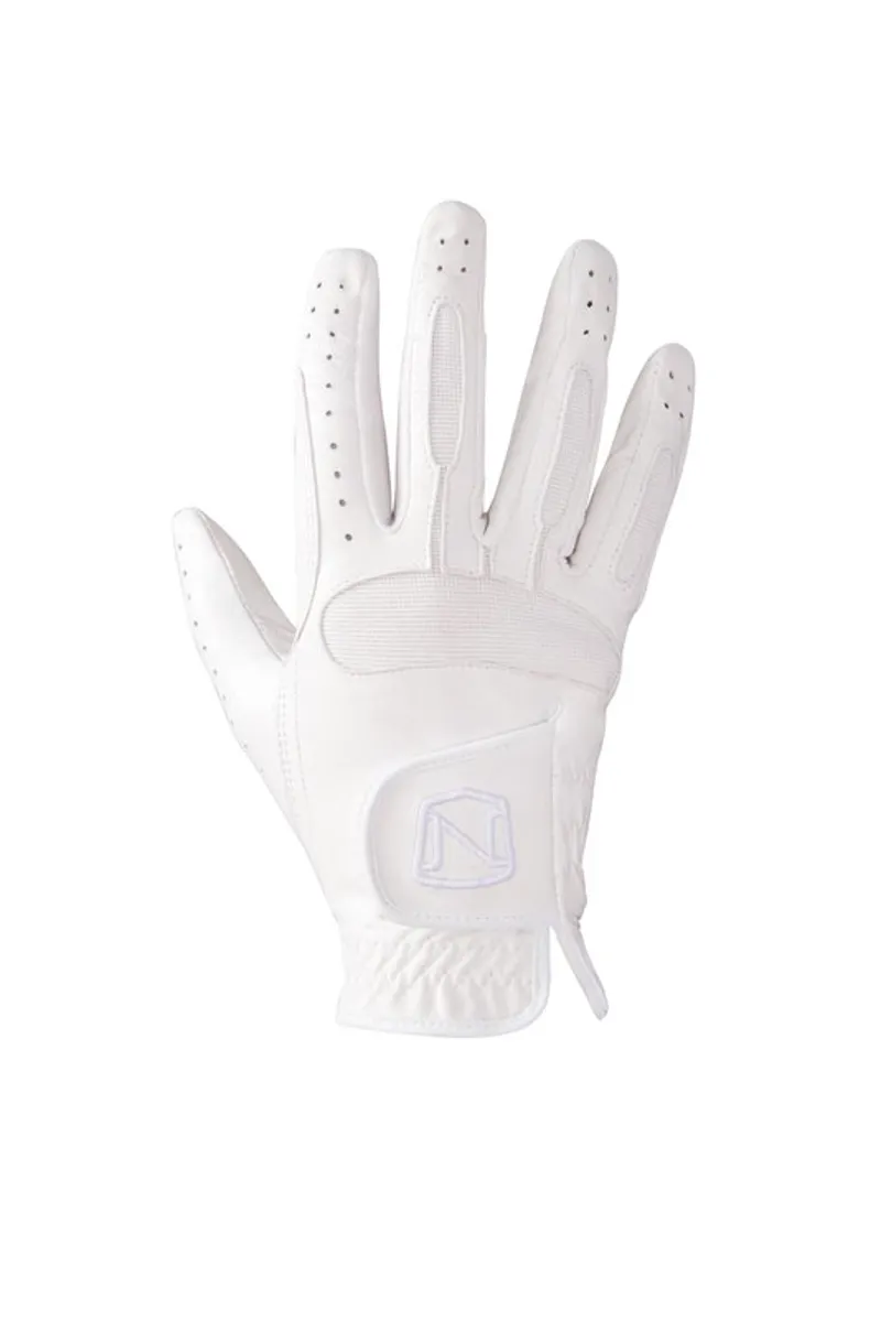 Noble Show Ready Leather Gloves - White