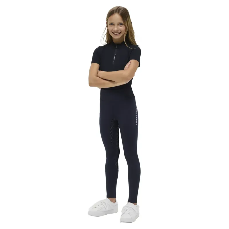Tommy Hilfiger Devon Riding Full Grip Leggings Young Rider - Desert Sky-4