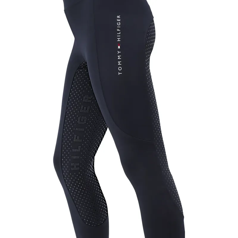 Tommy Hilfiger Devon Riding Full Grip Leggings Young Rider - Desert Sky-3
