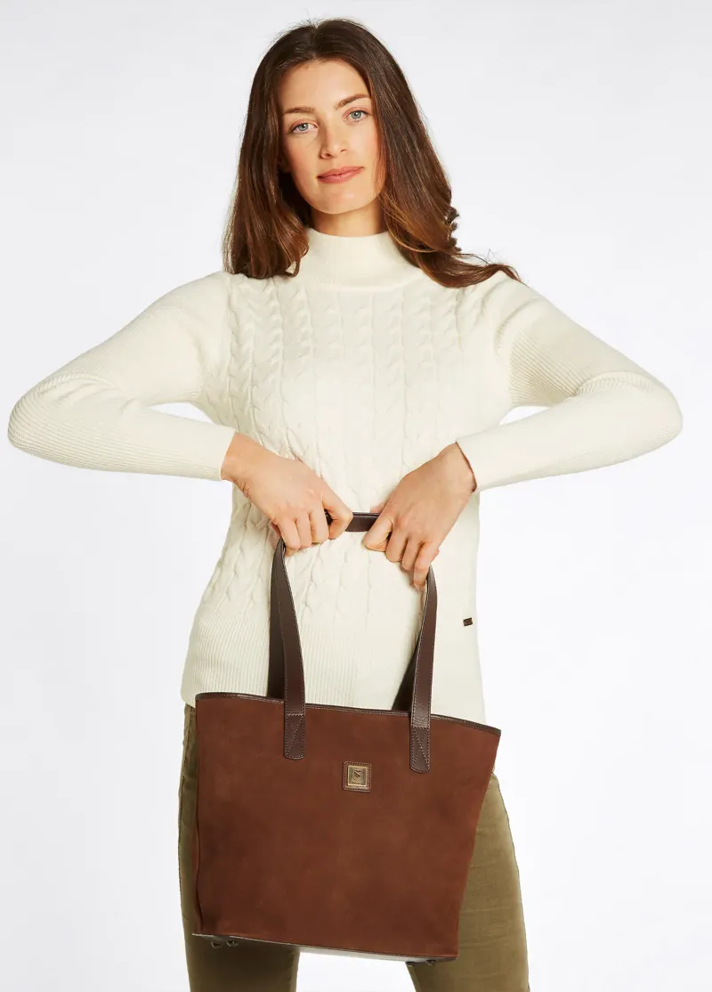 Dubarry Rosemount Tote Bag - Walnut-4