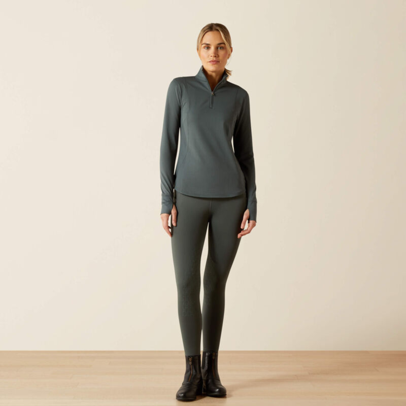 Ariat Ladies Gridwork 2.0 1/4 Zip Baselayer - Urban Chic-3