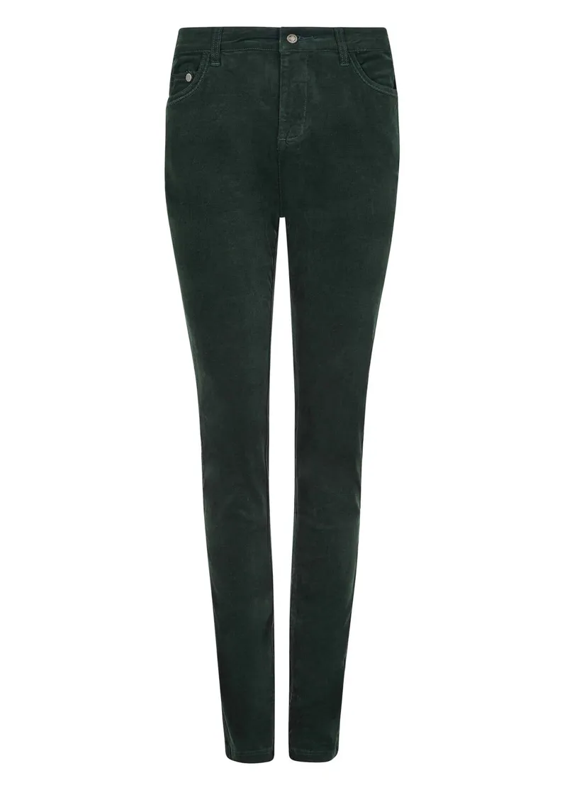 Dubarry Honeysuckle Cord Trouser - Verdigris-4