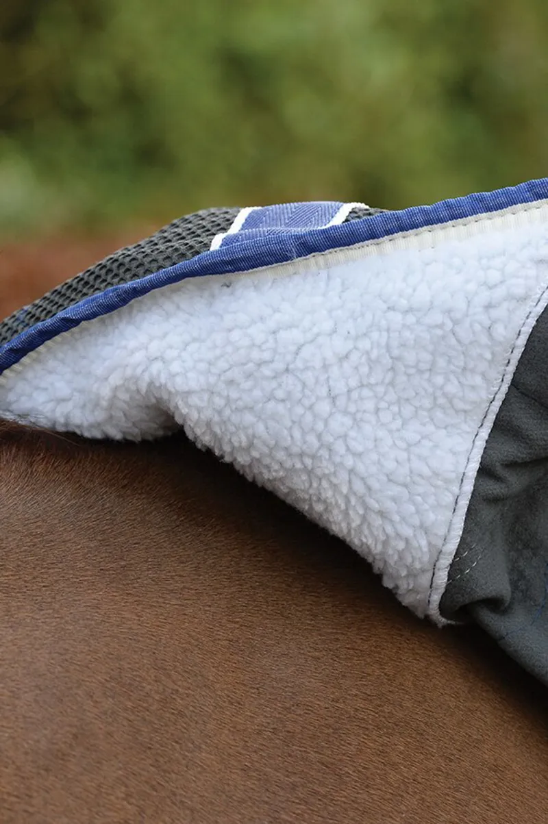 Weatherbeeta Wick-Dri II Cooler Combo - Charcoal/Blue/ White-6