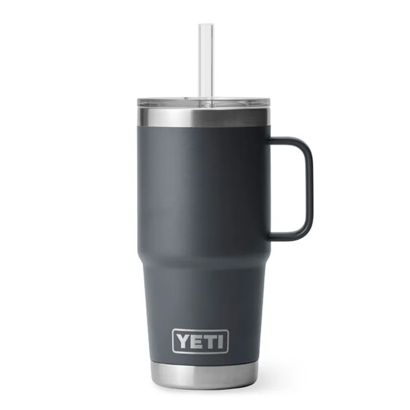 YETI Rambler 25 Oz Straw Lid Mug - Charcoal