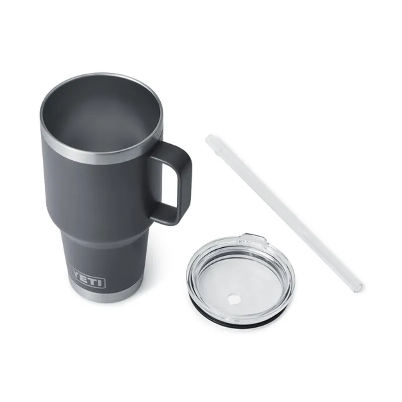 YETI Rambler 35 Oz Straw Lid Mug - Charcoal-2