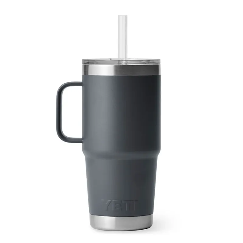 YETI Rambler 25 Oz Straw Lid Mug - Charcoal-1