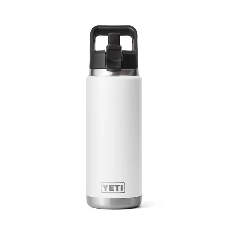 YETI Rambler 26 Oz Straw Cap Bottle - White-1
