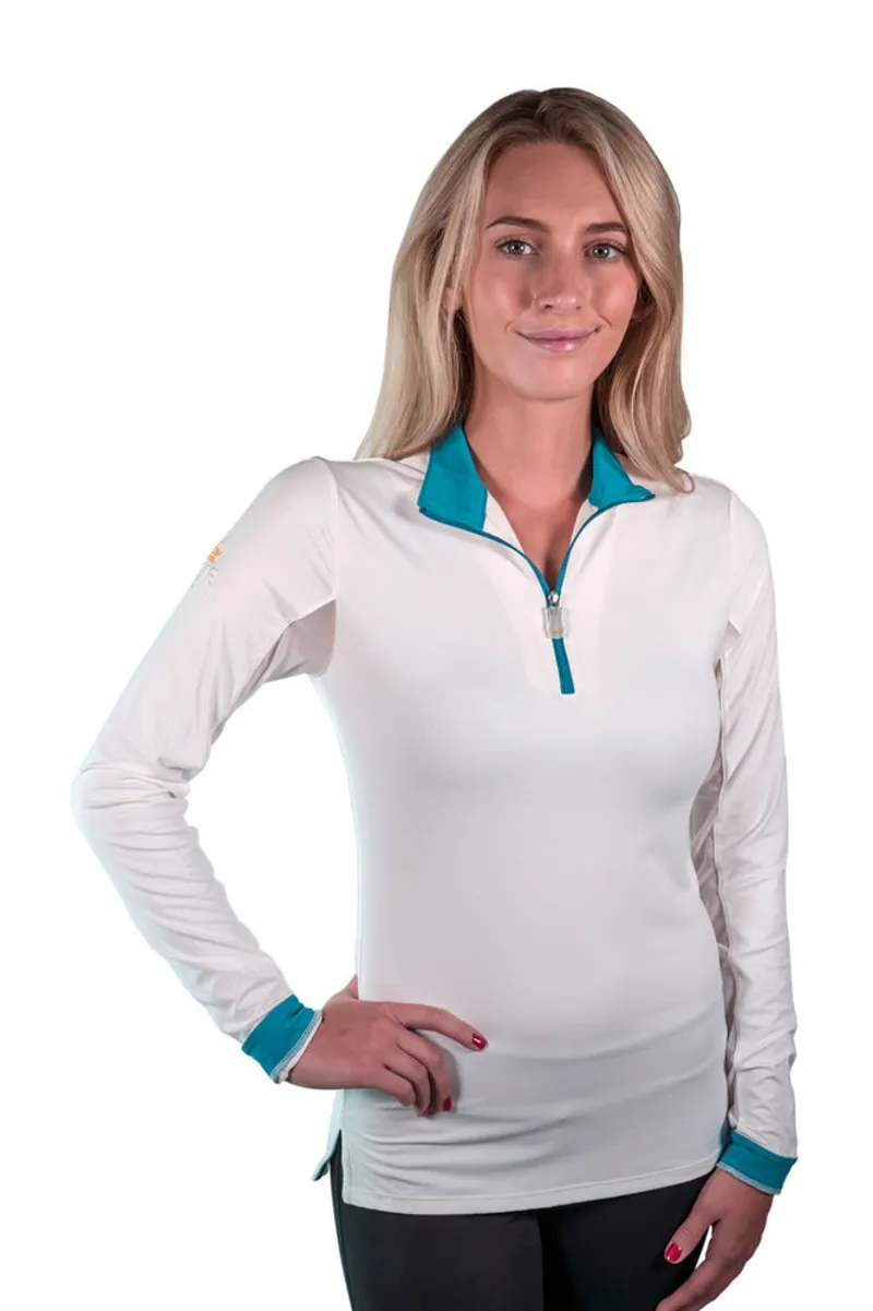 Kastel Charlotte Signature Long Sleeve - White/Blue