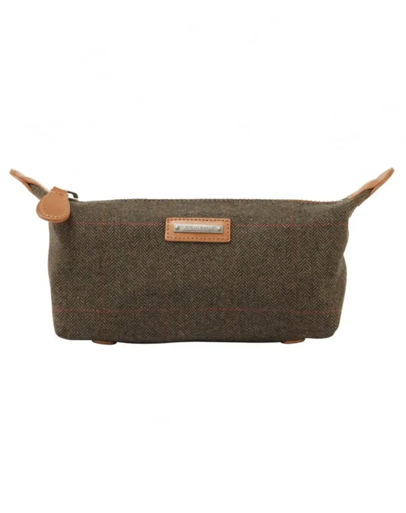 Schoffel Tweed Wash Bag - Windsor Tweed