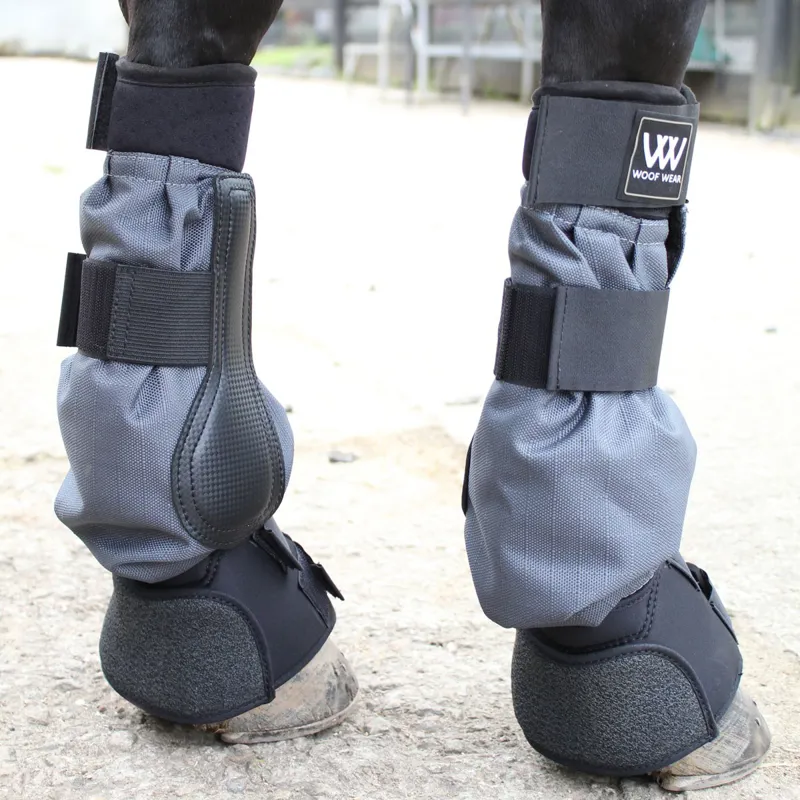 Woof Wear Mud Fever Turnout Boot - Black/Grey-1