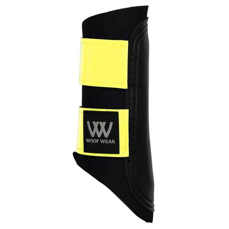 Woof Wear Club Brushing Boots - Reflective Yellow
