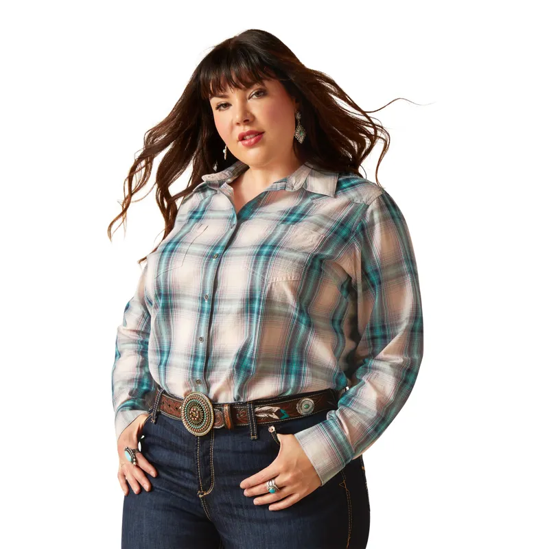 Ariat R.E.A.L Billie Jean Shirt - Tomboy Plaid-2