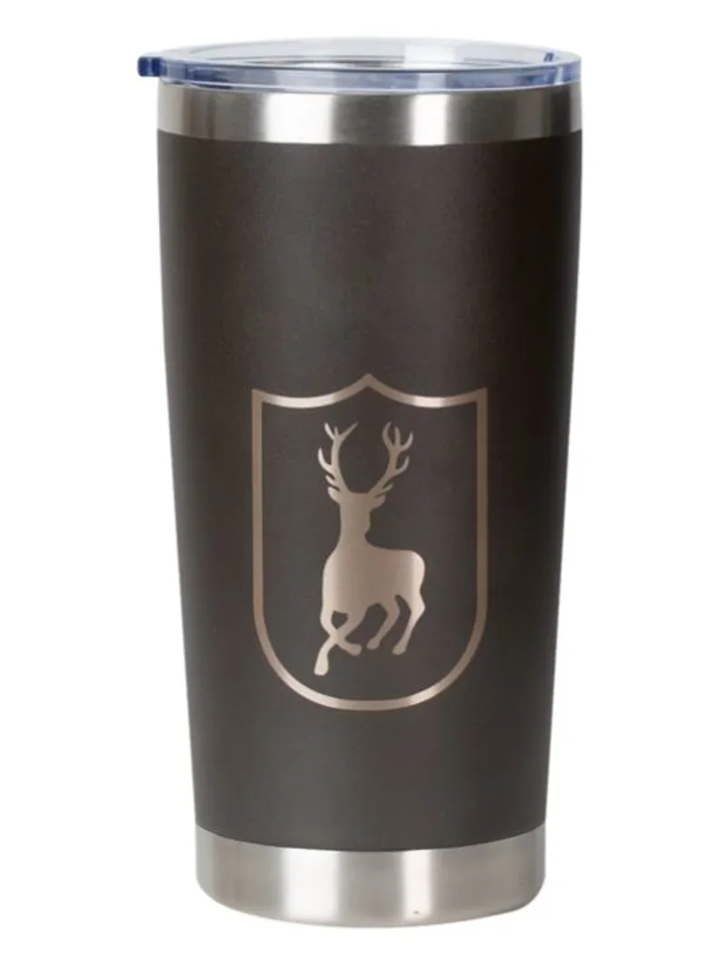Deerhunter Thermo Cup With Lid - Wood